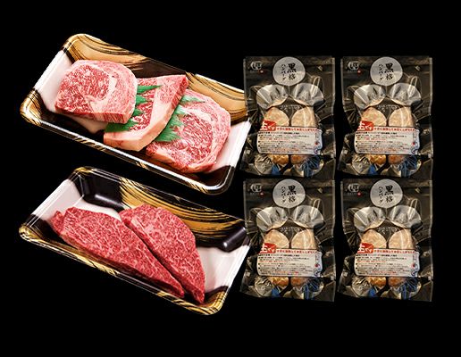 ハンバーグ＆ステーキBBQセット（約3～4人前 1.08kg） | ハンバーグの
